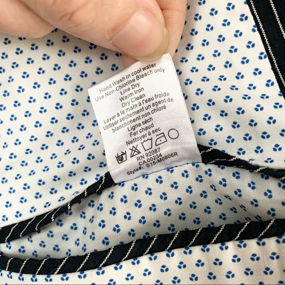 RED Saks Fifth Avenue Blue And White Striped Blazer/Sport Coat Trim Fit - Picture 5 of 7